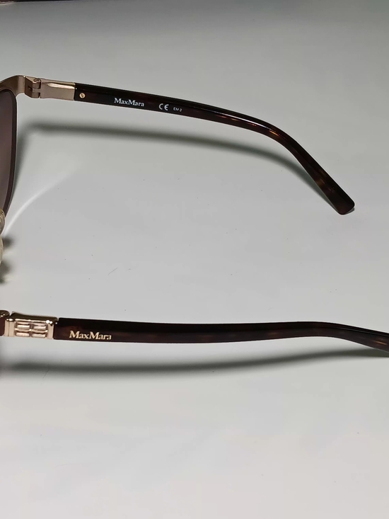 Max Mara Diamov Cat Eye Sunglasses Tortoiseshell Brown Gradient Gold 59/15/135 main image 4